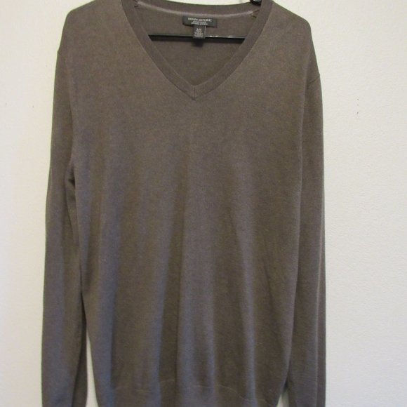 Banana Republic Other - Banana Republic Luxury Blend Silk Cashmere V Neck Pull Over Sweater Men'…